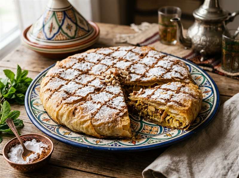 Pastilla Poulet Amandes